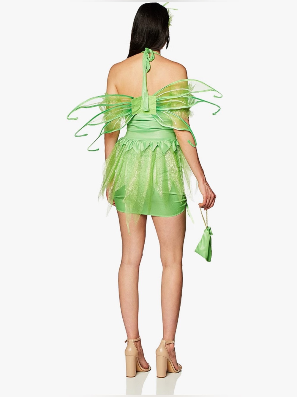 California Costumes Lime Green Fairy Tinkerbell Costume with Wings - Picture 2 of 7